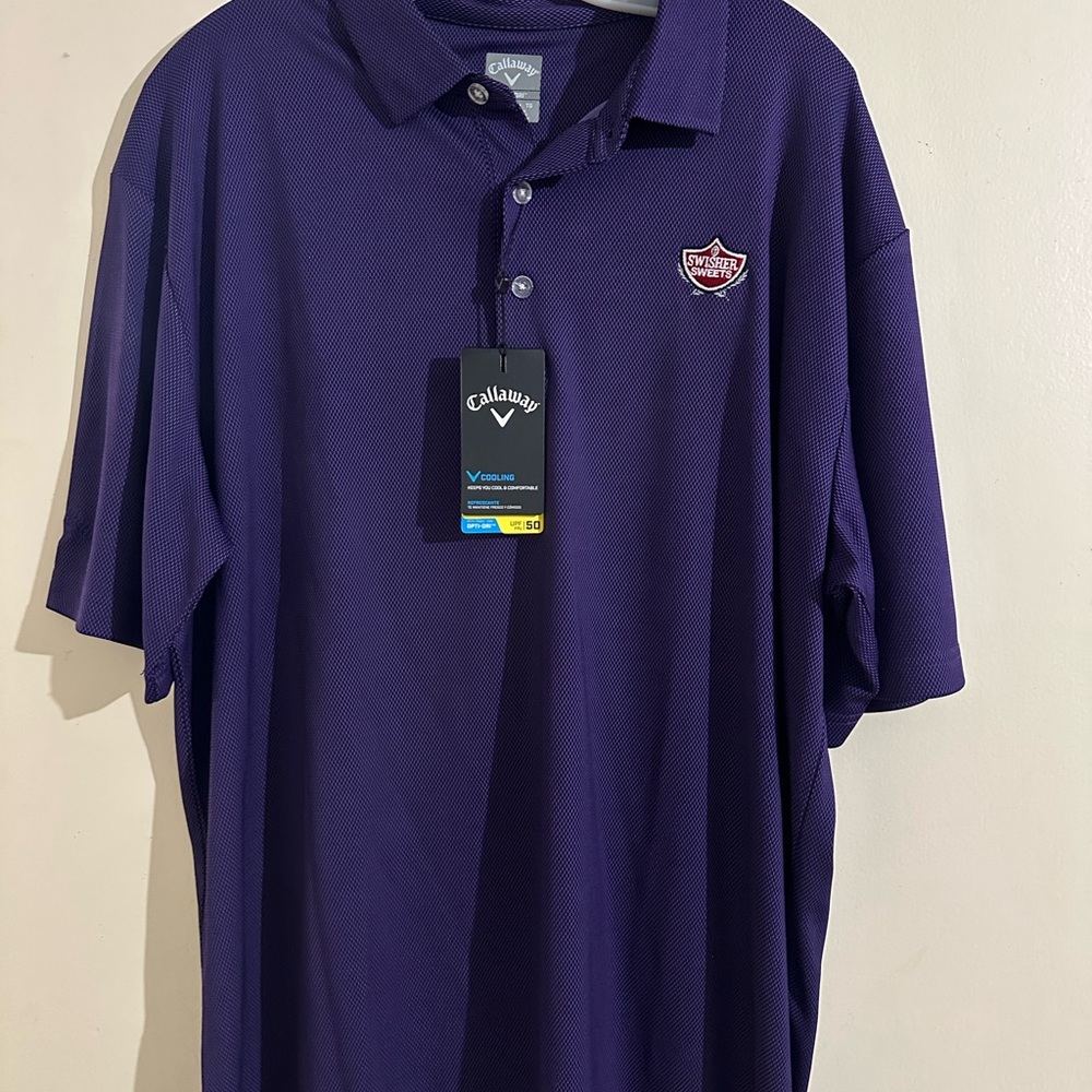 Callaway Swisher Sweets Men's Deep Purple Polo Shirt